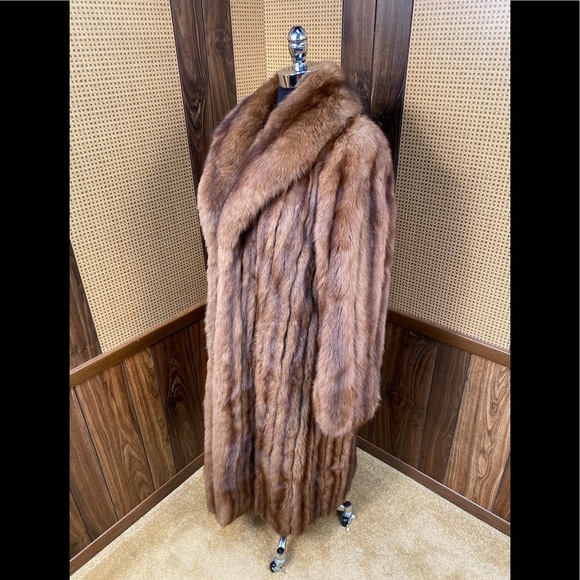 Vintage Maximilian Full Length Russian Sable Fur Coat Large - Picture 4 of 12